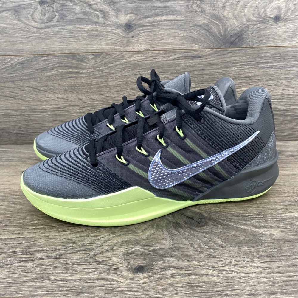 Nike Sabrina 3 Grounded Women Size 10 Grey Lime Basketball Shoes HF2881-001